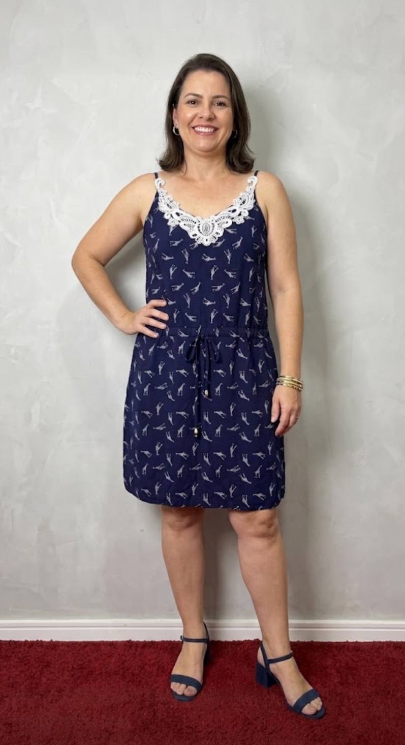 Vestido girafinhas