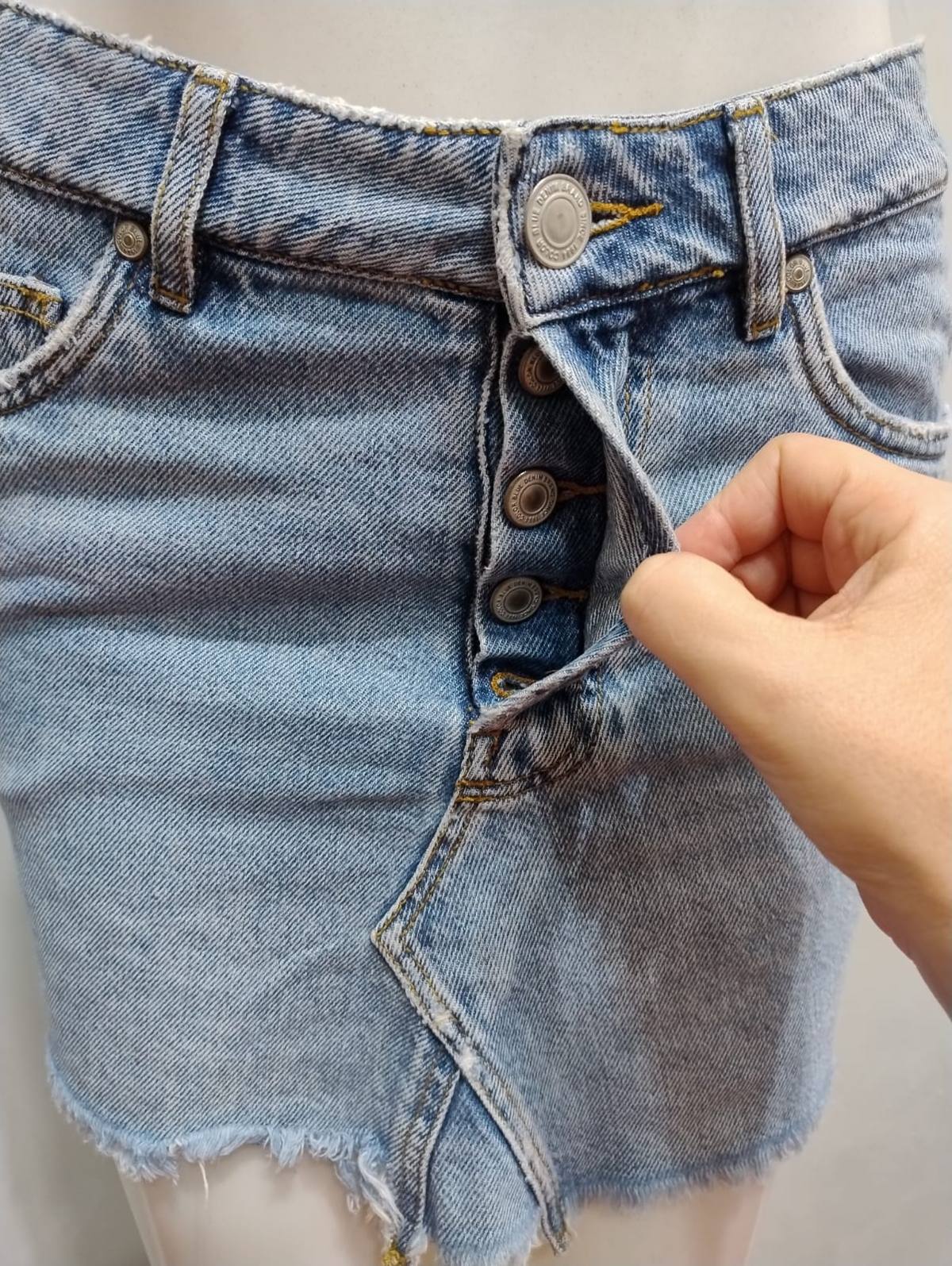 Saia jeans